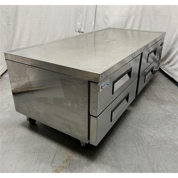 Scratch and Dent Avantco CBE-72-HC 72" 4 Drawer Refrigerated Chef Base