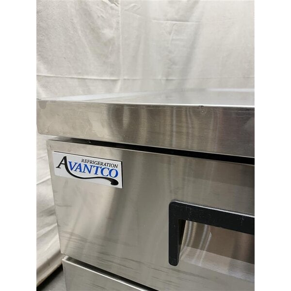 Scratch and Dent Avantco CBE-72-HC 72" 4 Drawer Refrigerated Chef Base