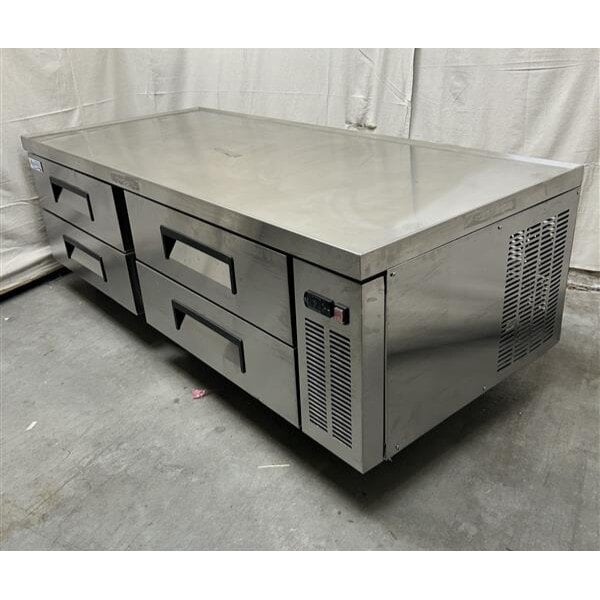 Scratch and Dent Avantco CBE-72-HC 72" 4 Drawer Refrigerated Chef Base
