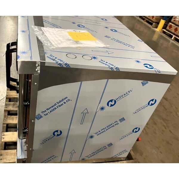 Scratch and Dent Vulcan VC44GD-NAT Natural Gas Double Deck Full Size Gas Convection Oven with Solid State Controls - 100,000 BTU