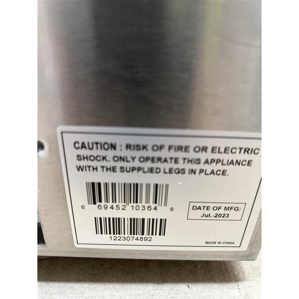 Scratch and Dent Globe PG36E 36" Electric Countertop Griddle - 5.5 kW
