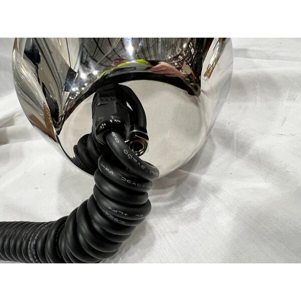 Scratch and Dent Hanson Heat Lamps 800-RET-CH Retractable Cord Ceiling Mount Heat Lamp with Chrome Finish