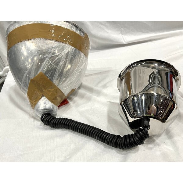 Scratch and Dent Hanson Heat Lamps 800-RET-CH Retractable Cord Ceiling Mount Heat Lamp with Chrome Finish