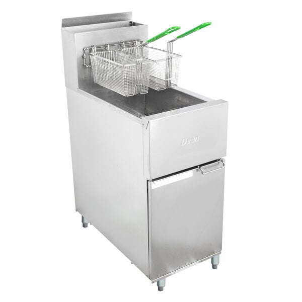 Scratch and Dent Dean by Frymaster SR42G Liquid Propane Super Runner Floor Fryer 35-43 lb.
