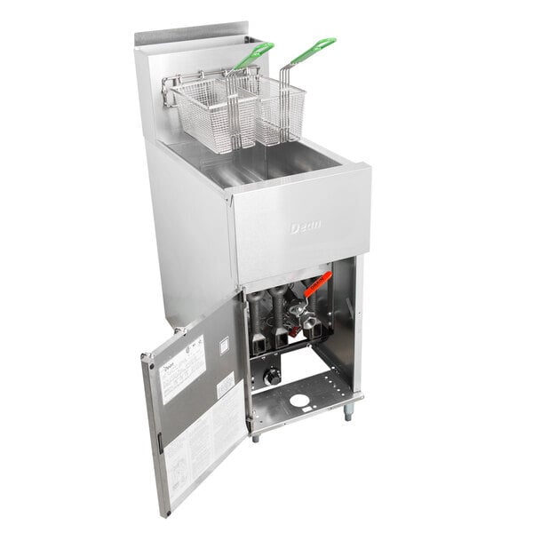 Scratch and Dent Dean by Frymaster SR42G Liquid Propane Super Runner Floor Fryer 35-43 lb.
