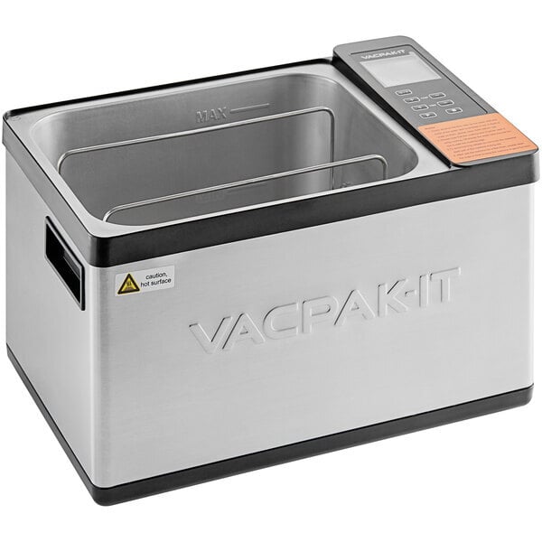 Scratch and Dent VacPak-It SVC100 2.6 Gallon Thermal Sous Vide Circulator - 650W, 110/120V