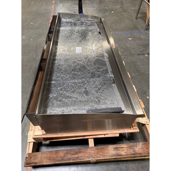 Scratch and Dent Cooking Performance Group GM-CPG-60-NL 60" Gas Countertop Griddle with Manual Controls - 150,000 BTU