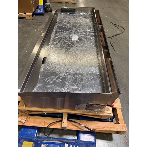Scratch and Dent Cooking Performance Group GM-CPG-60-NL 60" Gas Countertop Griddle with Manual Controls - 150,000 BTU