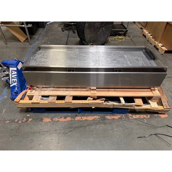 Scratch and Dent Cooking Performance Group GM-CPG-60-NL 60" Gas Countertop Griddle with Manual Controls - 150,000 BTU