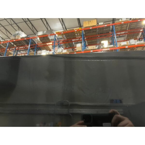 Scratch and Dent MainStreet Equipment GMC-49 52 3/4" Black Swing Glass Door Merchandiser Refrigerator - 120V