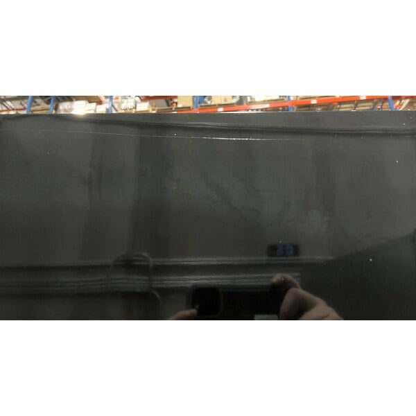 Scratch and Dent MainStreet Equipment GMC-49 52 3/4" Black Swing Glass Door Merchandiser Refrigerator - 120V