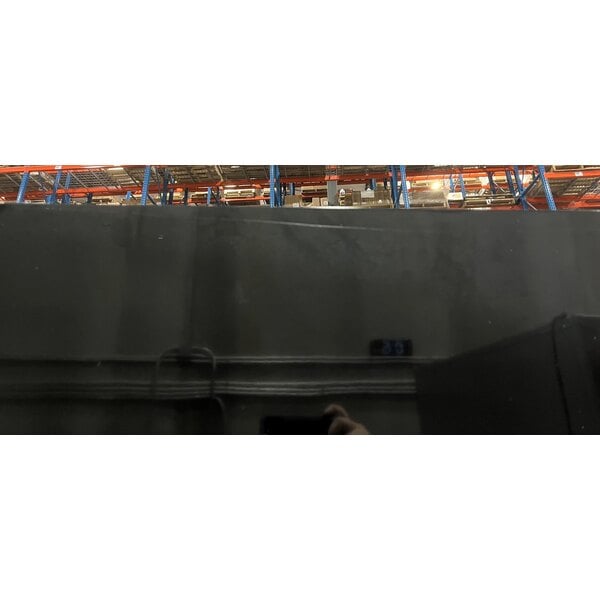 Scratch and Dent MainStreet Equipment GMC-49 52 3/4" Black Swing Glass Door Merchandiser Refrigerator - 120V