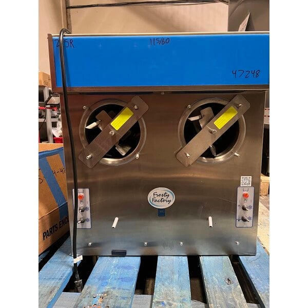 Scratch and Dent Frosty Factory 215R 24 Qt. Double Cylinder Remote-Cooled Pourover Frozen Cocktail Machine - 115V