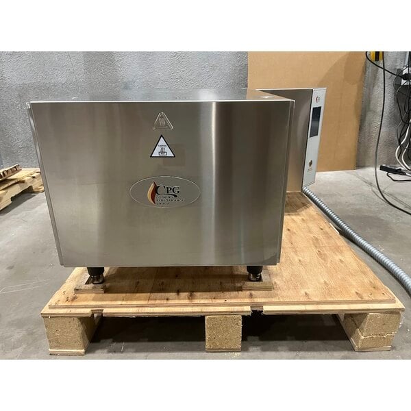 Scratch and Dent Cooking Performance Group ICOE-50-B Countertop Impinger Electric Conveyor Oven with 50" Belt - 208V, 1 Phase, 6700W