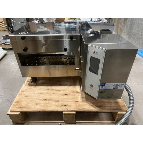 Scratch and Dent Cooking Performance Group ICOE-50-B Countertop Impinger Electric Conveyor Oven with 50" Belt - 208V, 1 Phase, 6700W