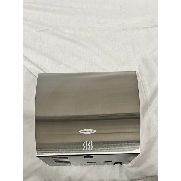 Scratch and Dent Bobrick B-7125 InstaDry No-Touch Surface-Mounted Hand Dryer - 110-240V; 202-213W