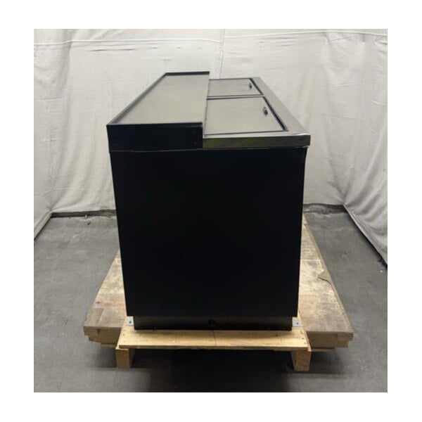 Scratch and Dent True TD-65-24-HC 64 1/2" Black Horizontal Bottle Cooler