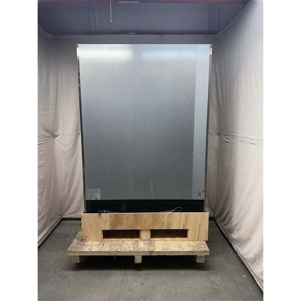 Scratch and Dent Avantco SS-2F-HC 54" Stainless Steel Two Section Solid Door Reach-In Freezer