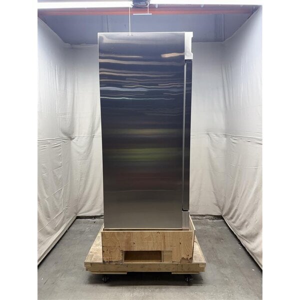 Scratch and Dent Avantco SS-2F-HC 54" Stainless Steel Two Section Solid Door Reach-In Freezer
