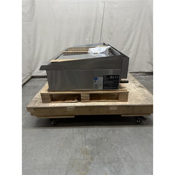 Scratch and Dent Cooking Performance Group GM-CPG-48-NL 48" Gas Countertop Griddle with Manual Controls - 120,000 BTU