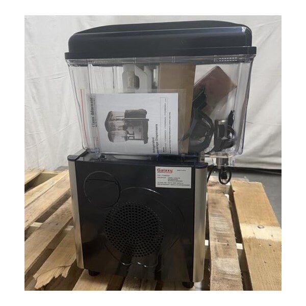 Scratch and Dent Galaxy Triple 3 Gallon Bowl Refrigerated Beverage Dispenser - 120V