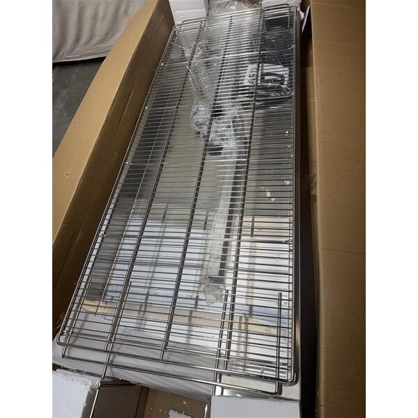 Scratch and Dent Backyard Pro CHAR-60SS 60" Heavy-Duty Stainless Steel Charcoal Grill with Adjustable Grates, Removable Legs, and Cover