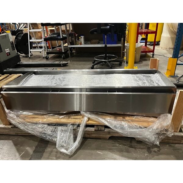 Scratch and Dent Cooking Performance Group GT-CPG-60-NL 60" Gas Countertop Griddle with Thermostatic Controls - 150,000 BTU