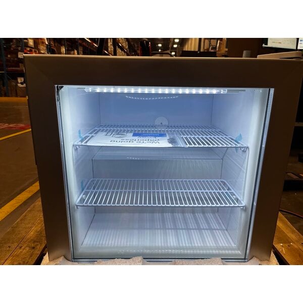 Scratch and Dent Avantco CFM2 White Customizable Countertop Display Freezer with Swing Door