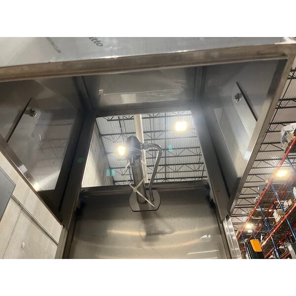 Scratch and Dent MainStreet Equipment HTDT Single Rack High-Temperature Door-Type Dish Machine with Booster Heater - 208-240V, 1 Phase