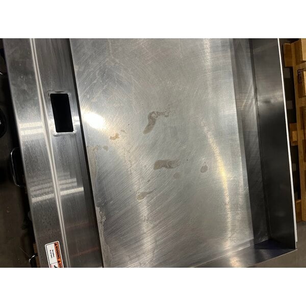 Scratch and Dent Wolf by Vulcan AGM36-NAT Natural Gas 36" Heavy-Duty Gas Countertop Griddle with Manual Controls - 81,000 BTU