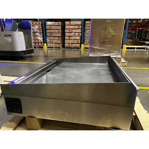 Scratch and Dent Wolf by Vulcan AGM36-NAT Natural Gas 36" Heavy-Duty Gas Countertop Griddle with Manual Controls - 81,000 BTU
