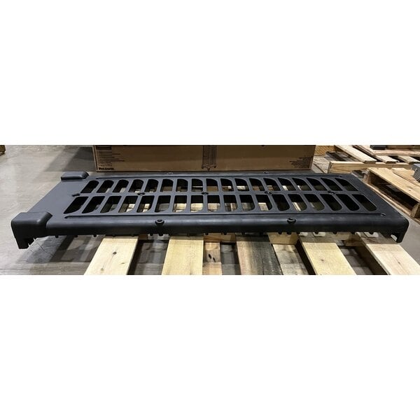 Scratch and Dent Rubbermaid® FG331700BLA ProServe 18 Pan Black Max System End Load Steam Table Pan Rack - Unassembled