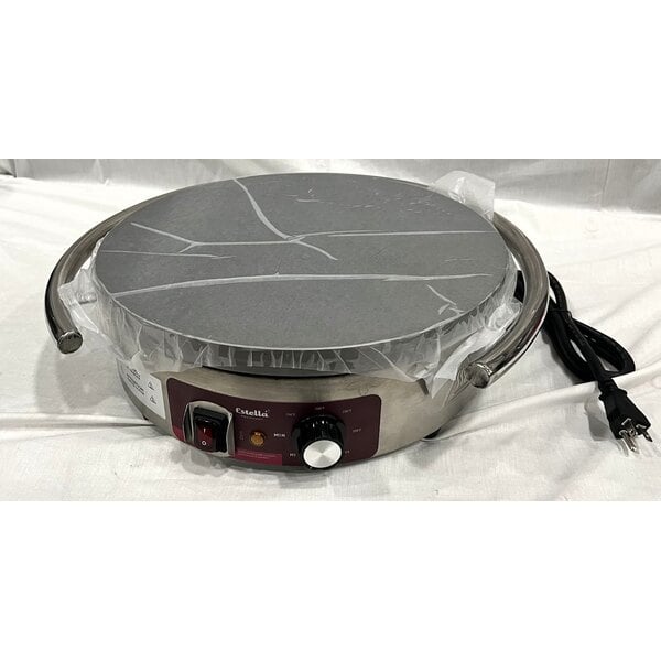 Scratch and Dent Estella CMPT16A 16" Portable Crepe Maker - 120V, 1820W