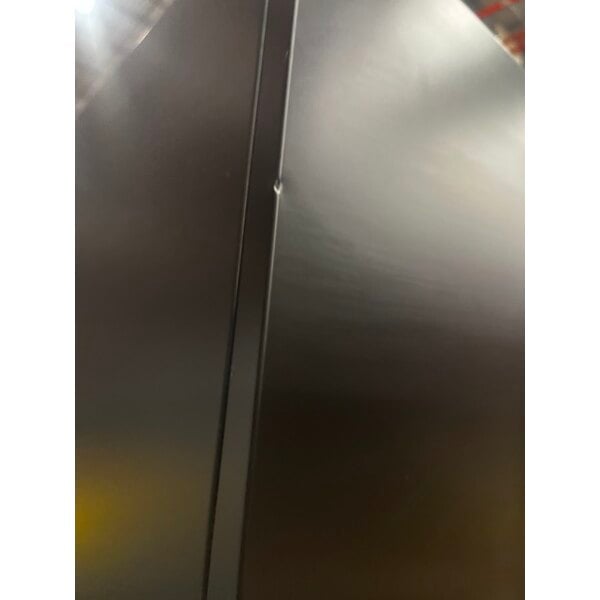Scratch and Dent Avantco GDC-49-HC 53" Black Swing Glass Door Merchandiser Refrigerator with LED Lighting