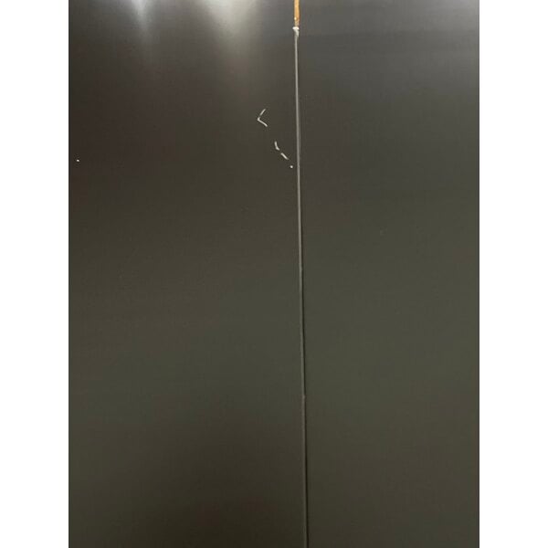 Scratch and Dent Avantco GDC-49-HC 53" Black Swing Glass Door Merchandiser Refrigerator with LED Lighting