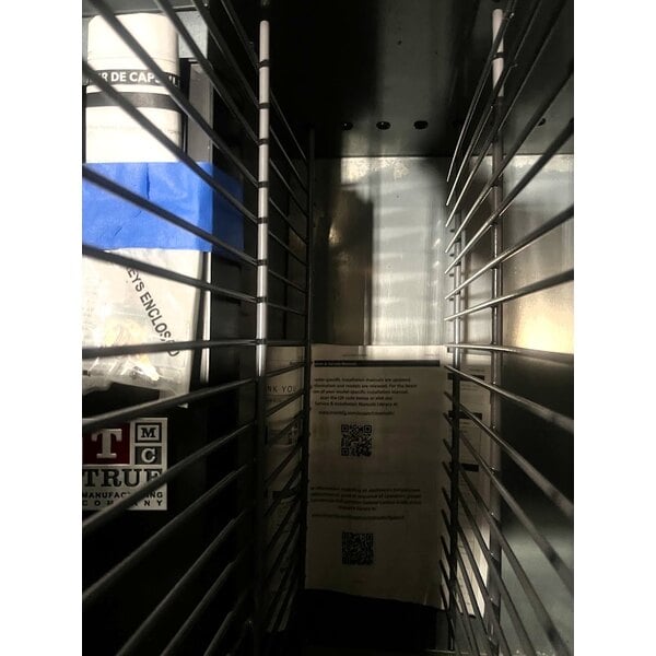 Scratch and Dent True TD-36-12-HC 36 5/8" Black Horizontal Bottle Cooler