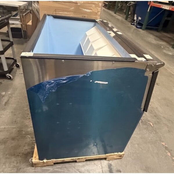 Scratch and Dent Hoshizaki B-700SF 44" Ice Storage Bin with Stainless Steel Finish - 700 lb.