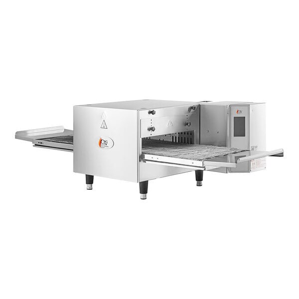 Scratch and Dent Cooking Performance Group ICOE-50-B Countertop Impinger Electric Conveyor Oven with 50" Belt - 208V, 1 Phase, 6700W