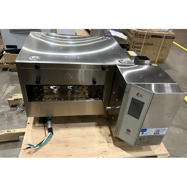 Scratch and Dent Cooking Performance Group ICOE-50-B Countertop Impinger Electric Conveyor Oven with 50" Belt - 208V, 1 Phase, 6700W
