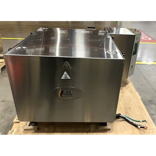 Scratch and Dent Cooking Performance Group ICOE-50-B Countertop Impinger Electric Conveyor Oven with 50" Belt - 208V, 1 Phase, 6700W