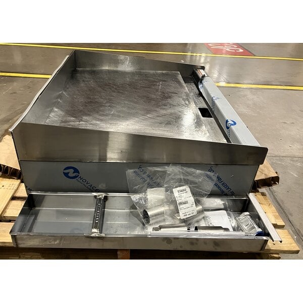 Scratch and Dent Wolf by Vulcan AGM36-LP Liquid Propane 36" Heavy-Duty Gas Countertop Griddle with Manual Controls - 81,000 BTU