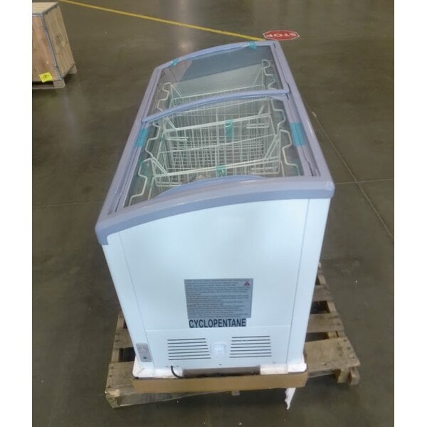 Scratch and Dent Galaxy ICFC12-HC 48 7/8" Curved Top Display Freezer