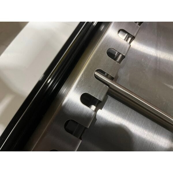 Scratch and Dent ServIt OAM-102D 36" Full Service Slanted 2-Shelf Countertop Heated Display Merchandiser - 1860W, 120V