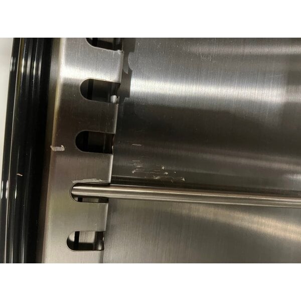 Scratch and Dent ServIt OAM-102D 36" Full Service Slanted 2-Shelf Countertop Heated Display Merchandiser - 1860W, 120V