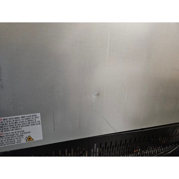 Scratch and Dent Avantco SS-2F-HC 54" Stainless Steel Two Section Solid Door Reach-In Freezer