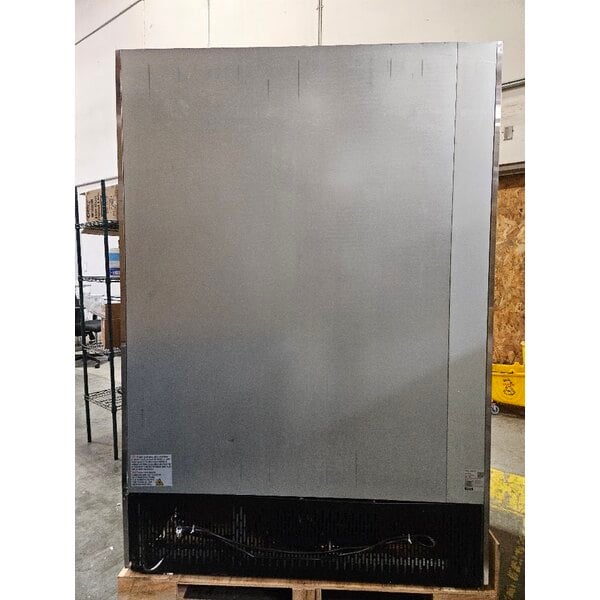 Scratch and Dent Avantco SS-2F-HC 54" Stainless Steel Two Section Solid Door Reach-In Freezer