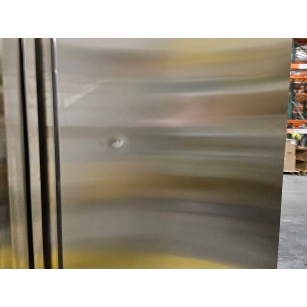 Scratch and Dent Avantco SS-2F-HC 54" Stainless Steel Two Section Solid Door Reach-In Freezer