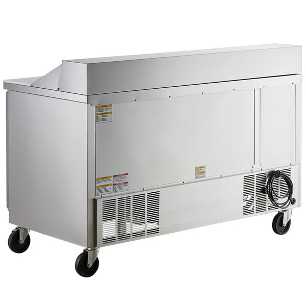 Scratch and Dent Beverage-Air SPE60HC-16 Elite Series 60" 2 Door Refrigerated Sandwich Prep Table