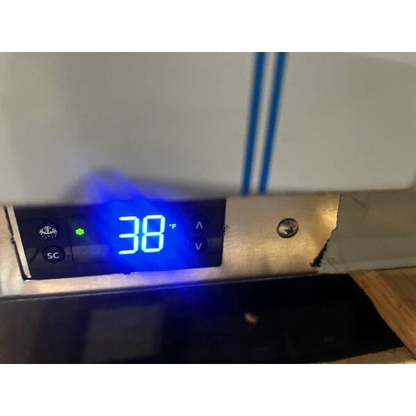 Scratch and Dent Beverage-Air SPE60HC-16 Elite Series 60" 2 Door Refrigerated Sandwich Prep Table
