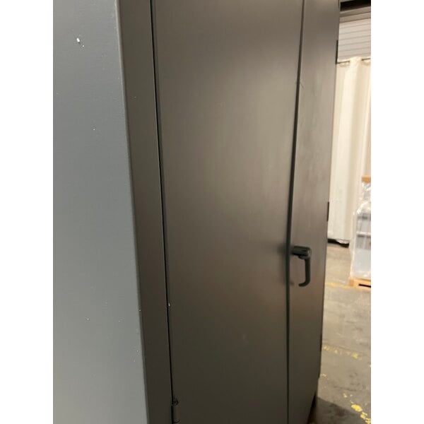 Scratch and Dent Durham Mfg 60" x 24" x 84" 14 Gauge Steel 3-Shelf Storage Cabinet with Louvered Panels SSC-602484-BDLP-3S-95